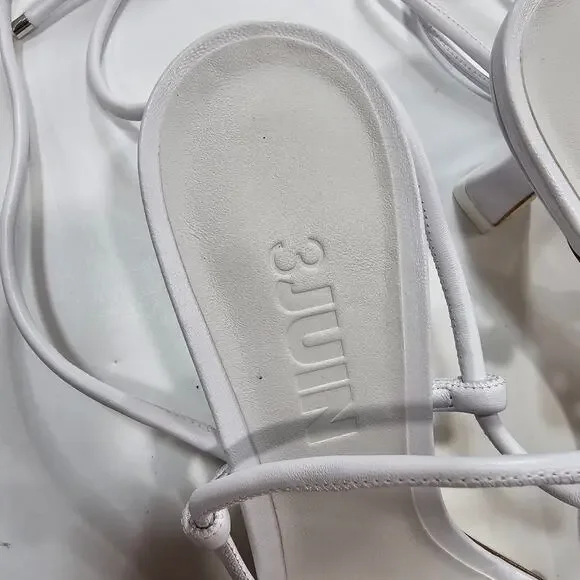 3JUIN Dafne Sandal in White